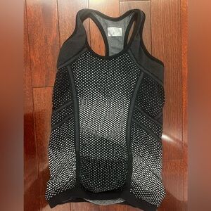 Athleta Black and White Racerback Tank Top